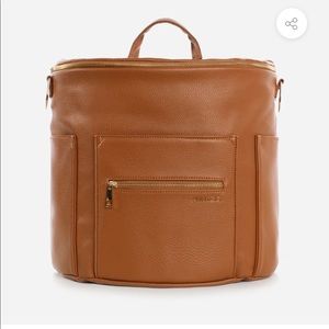 Fawn design brown diaper bag